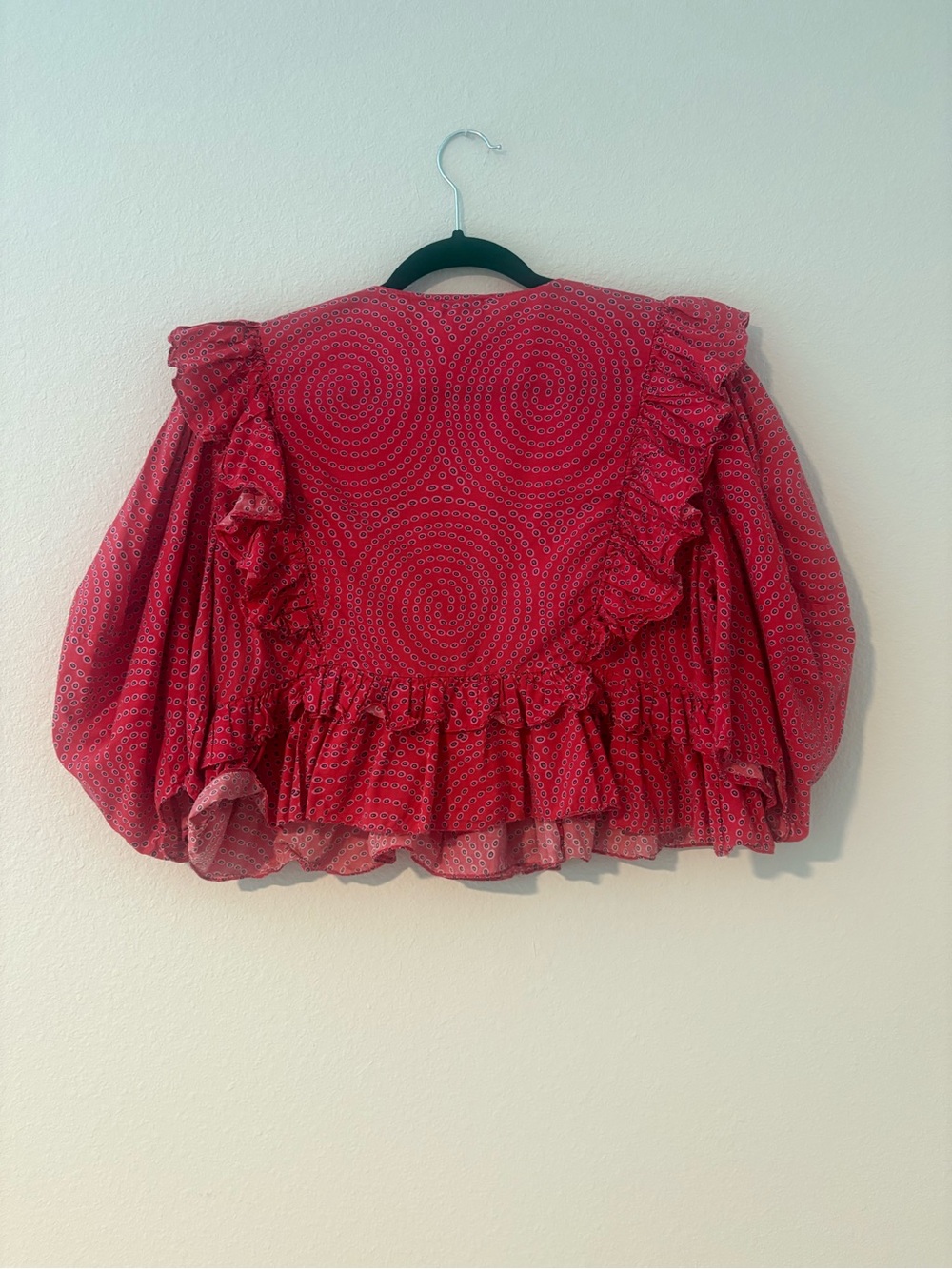 RHODE Ruffle Peplum Blouse - Picture 9 of 9